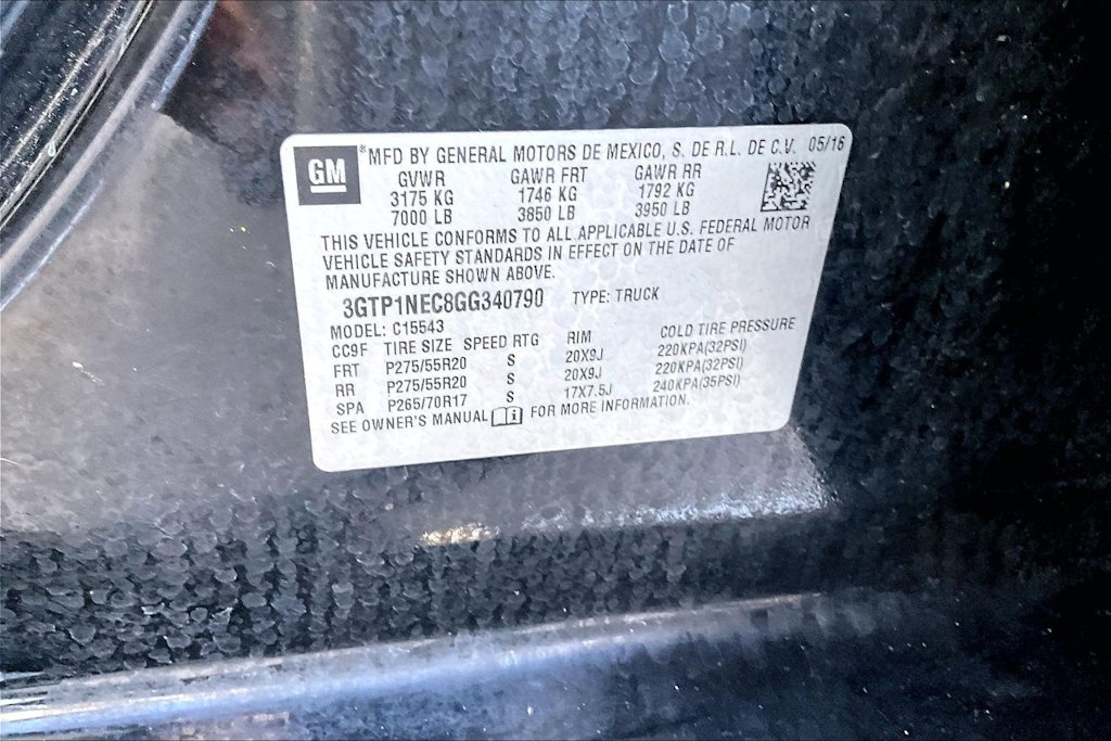 Thumbnail: 2016 GMC Sierra 1500 - 19