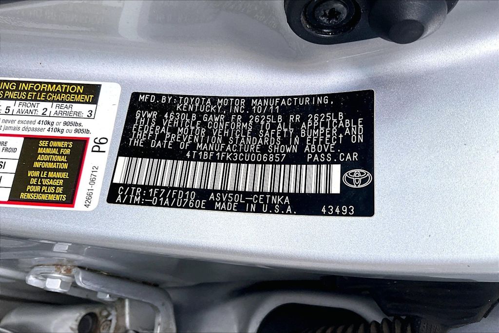 Thumbnail: 2012 Toyota Camry - 21