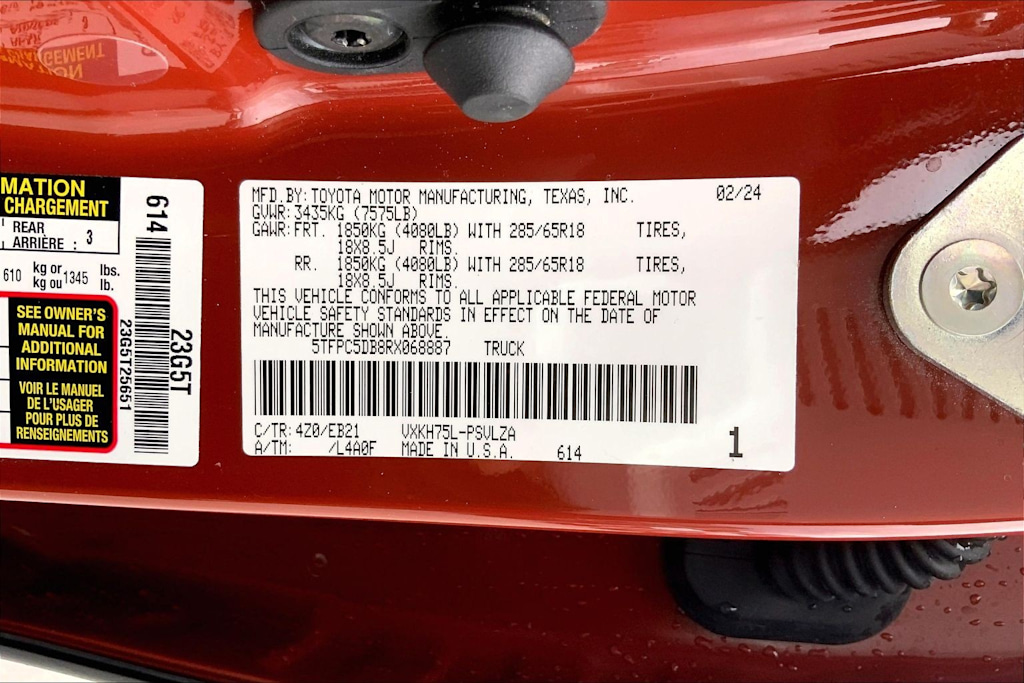 Thumbnail: 2024 Toyota Tundra - 20