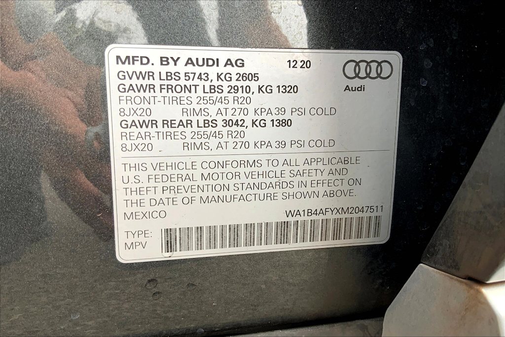 2021 Audi SQ5 Premium Plus 20