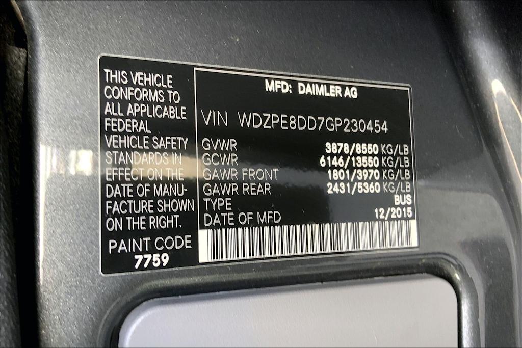 Thumbnail: 2016 Mercedes-Benz Sprinter - 20