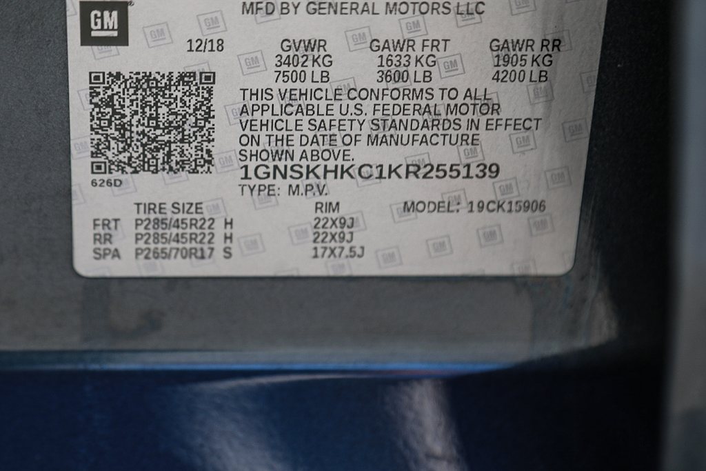 Thumbnail: 2019 Chevrolet Suburban - 17