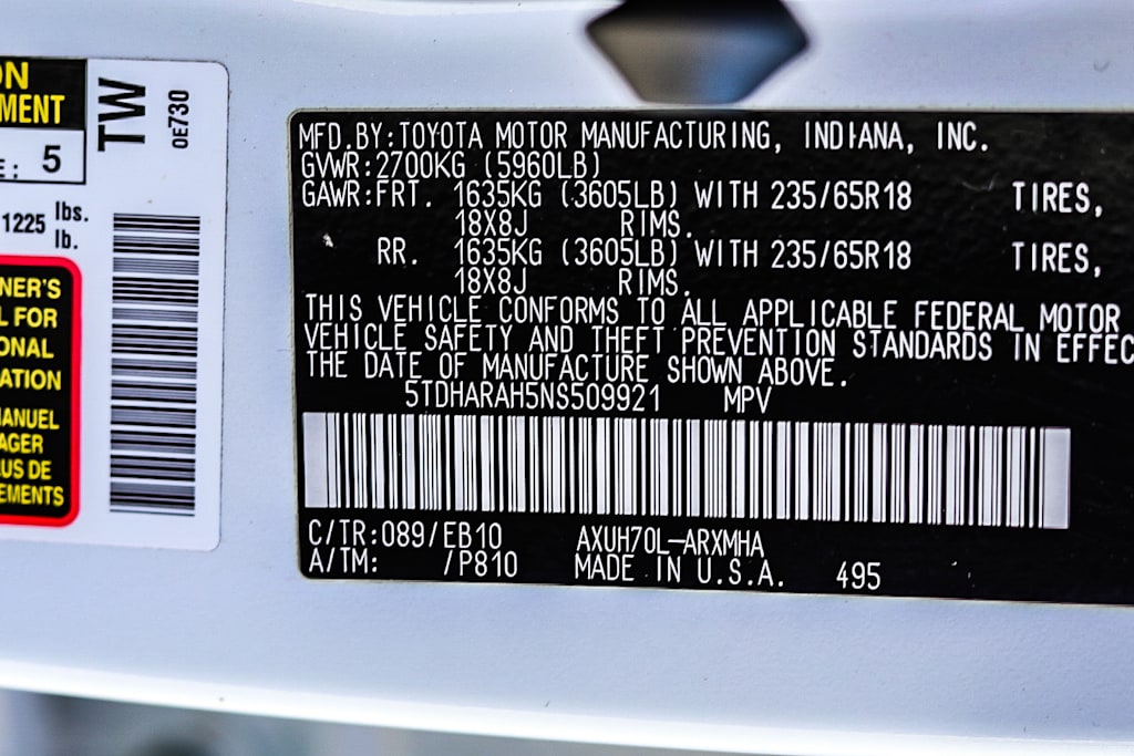 Thumbnail: 2022 Toyota Highlander - 16