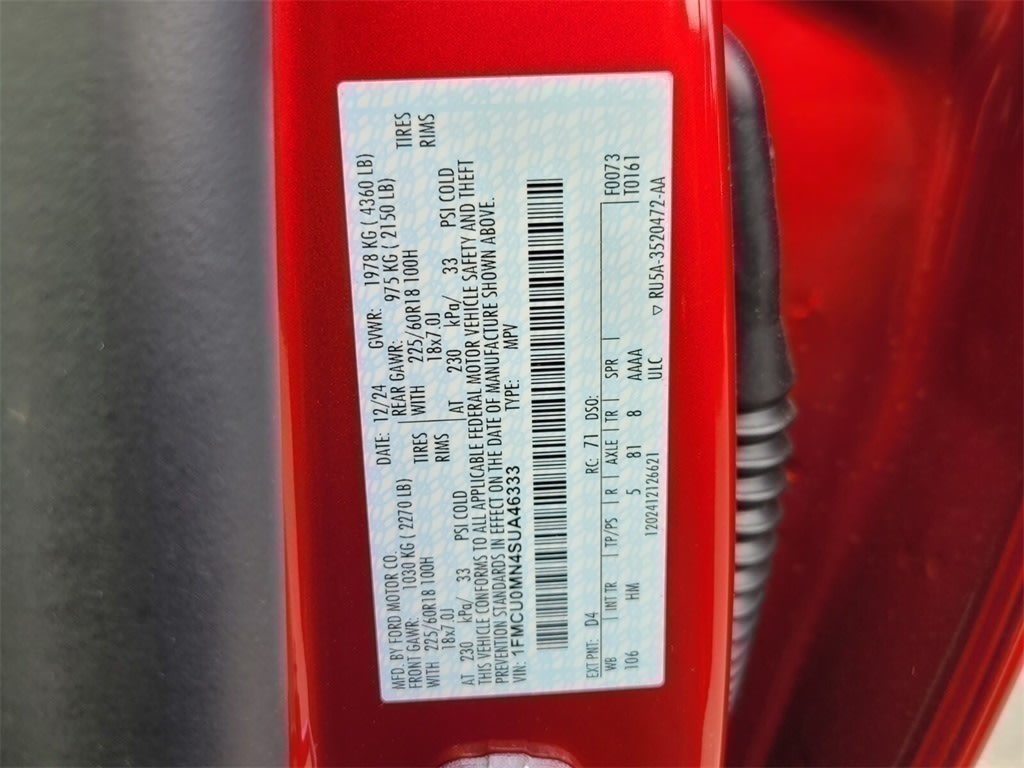 2025 Ford Escape ST-Line 15