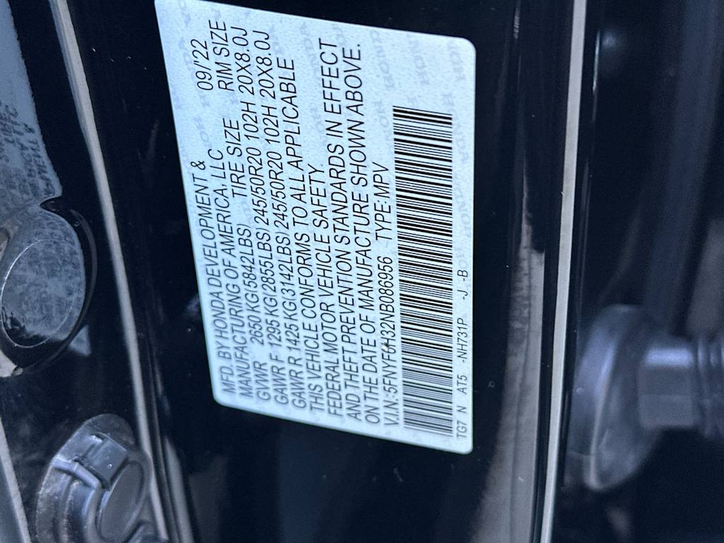 Thumbnail: 2022 Honda Pilot - 15