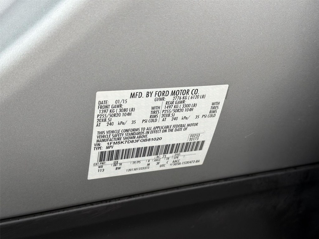 Thumbnail: 2015 Ford Explorer - 19
