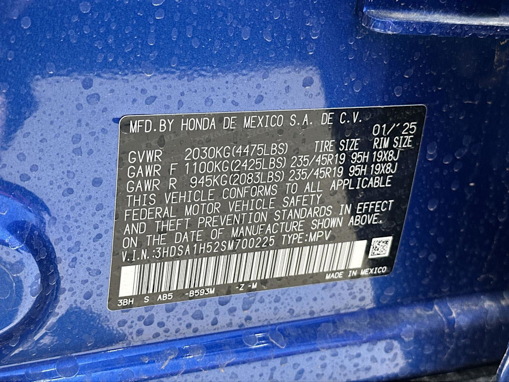 2025 Acura ADX A-SPEC 20