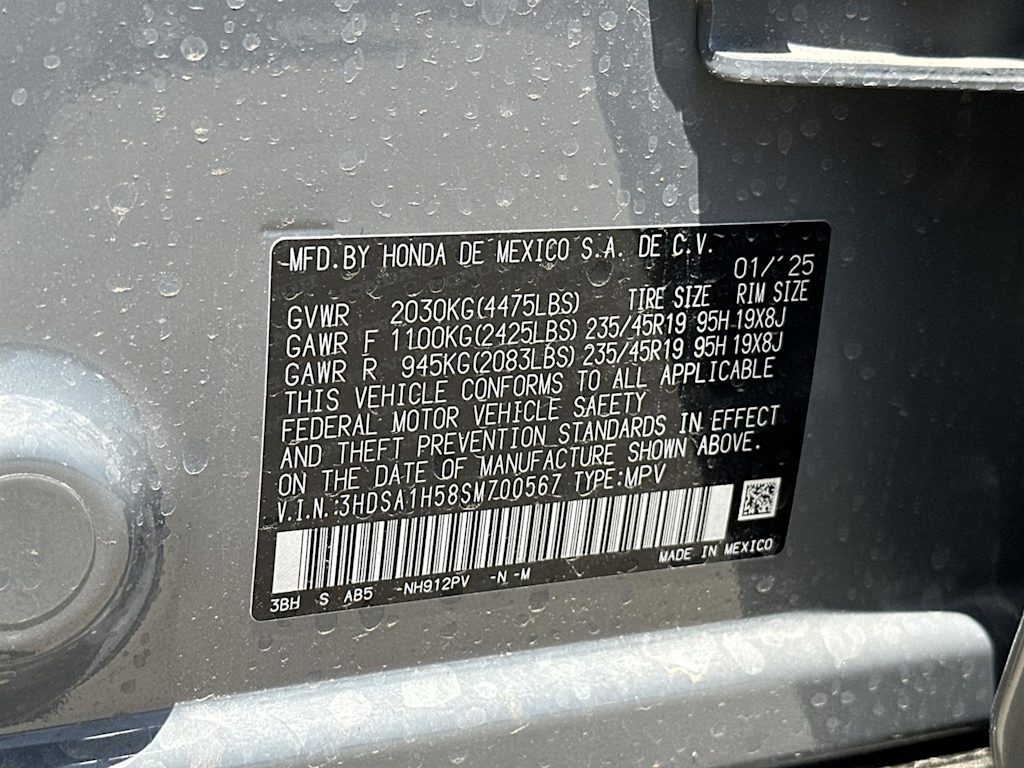 2025 Acura ADX A-SPEC 18