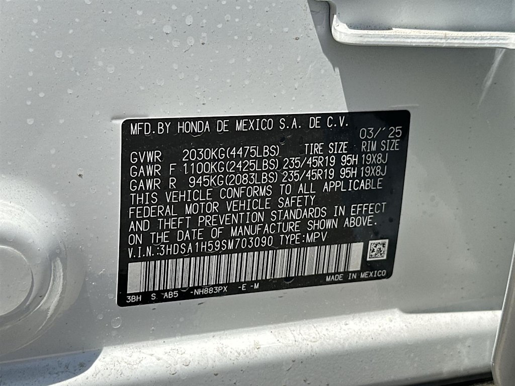2025 Acura ADX A-SPEC 20