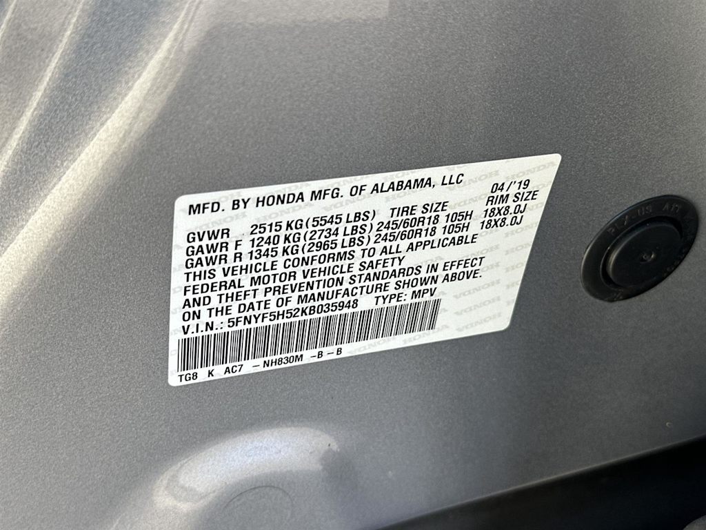 Thumbnail: 2019 Honda Pilot - 21