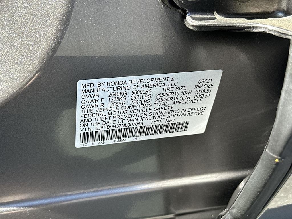 2022 Acura MDX Base 19