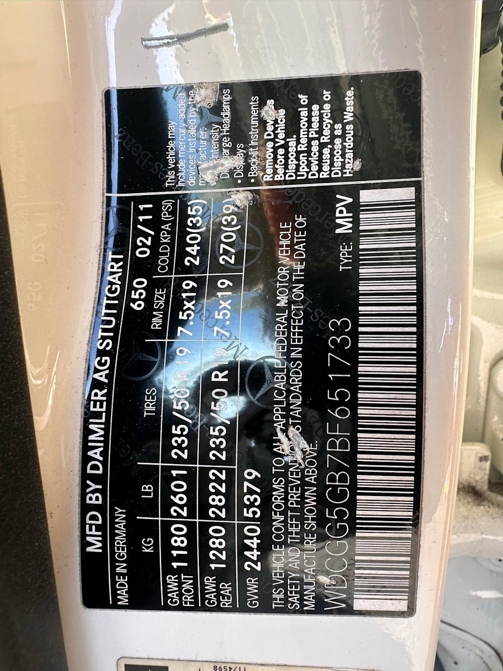 Thumbnail: 2011 Mercedes-Benz GLK - 14