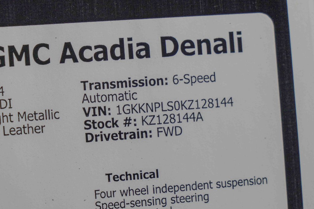 Thumbnail: 2019 GMC Acadia - 28