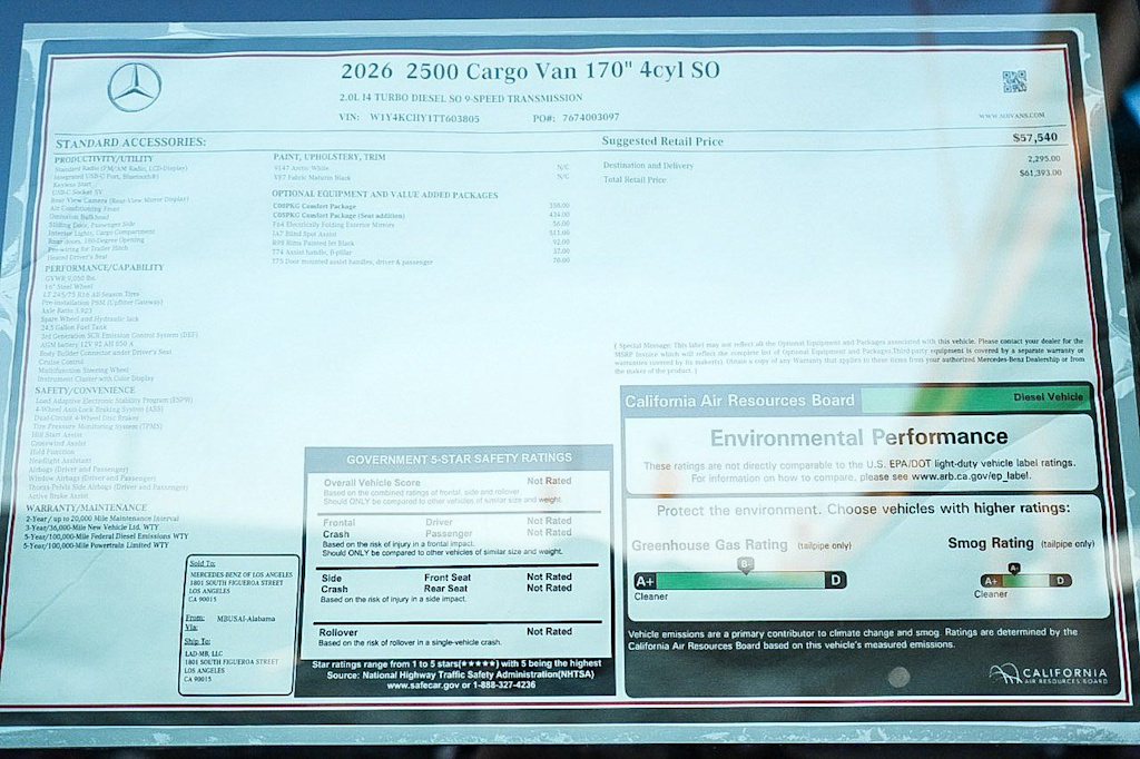 Thumbnail: 2026 Mercedes-Benz Sprinter - 26