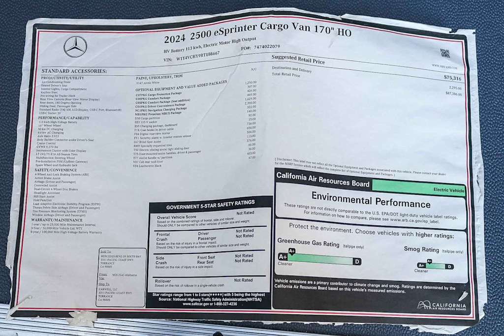 Thumbnail: 2024 Mercedes-Benz eSprinter - 27