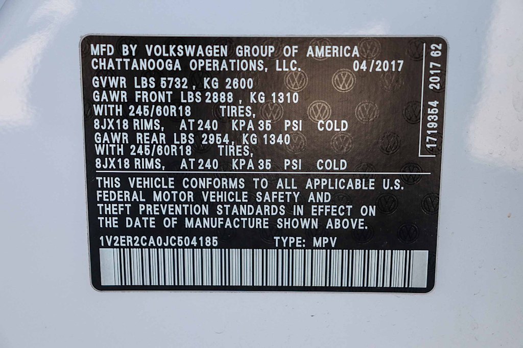 Thumbnail: 2018 Volkswagen Atlas - 17