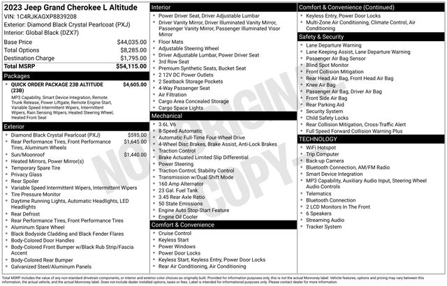 Thumbnail: 2023 Jeep Grand Cherokee L - 10