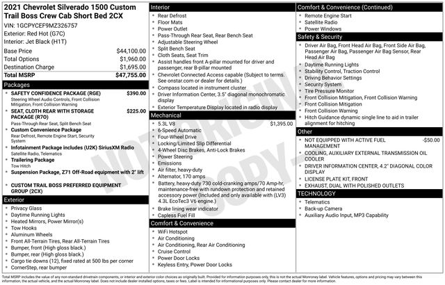 Thumbnail: 2021 Chevrolet Silverado 1500 - 16