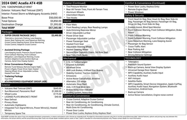 Thumbnail: 2024 GMC Acadia - 11
