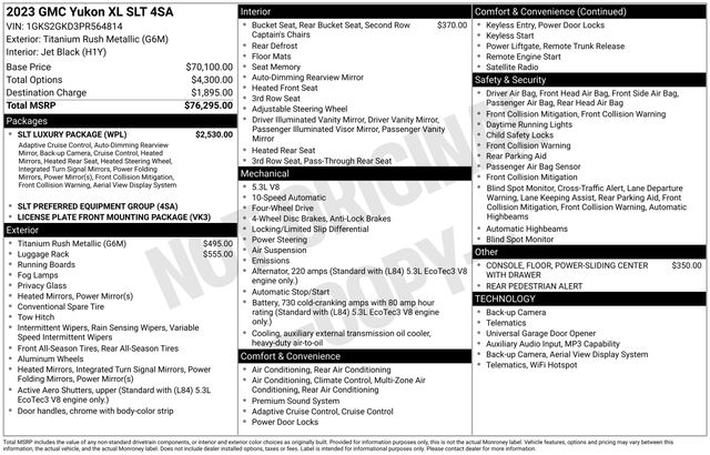 Thumbnail: 2023 GMC Yukon XL - 16
