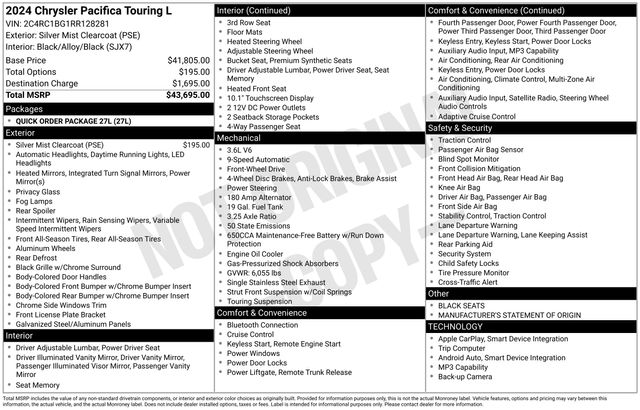 Thumbnail: 2024 Chrysler Pacifica - 17