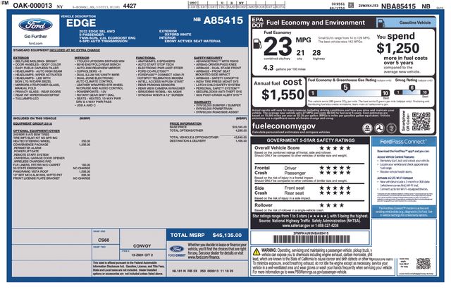 Thumbnail: 2022 Ford Edge - 16
