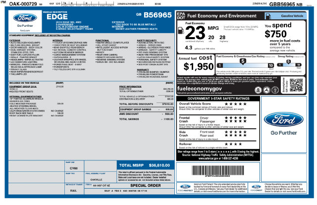 Thumbnail: 2016 Ford Edge - 11