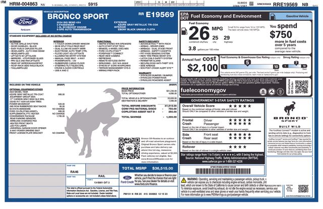Thumbnail: 2024 Ford Bronco Sport - 11
