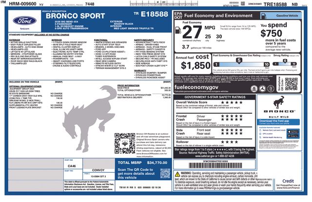 Thumbnail: 2026 Ford Bronco Sport - 16