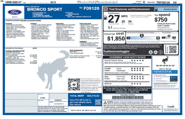 Thumbnail: 2026 Ford Bronco Sport - 15