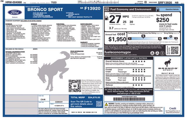 Thumbnail: 2025 Ford Bronco Sport - 14