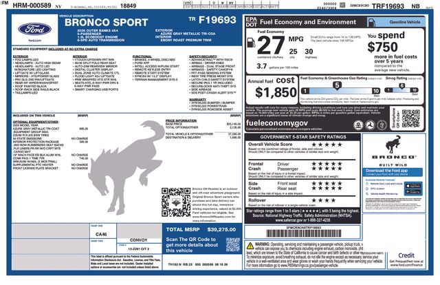 Thumbnail: 2026 Ford Bronco Sport - 17