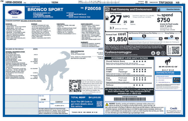 Thumbnail: 2026 Ford Bronco Sport - 15
