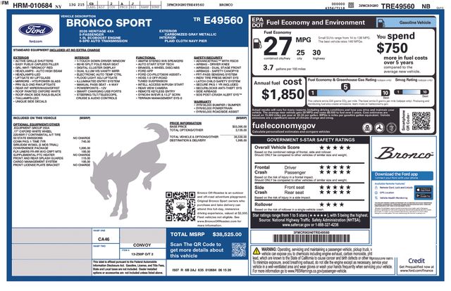 Thumbnail: 2026 Ford Bronco Sport - 16
