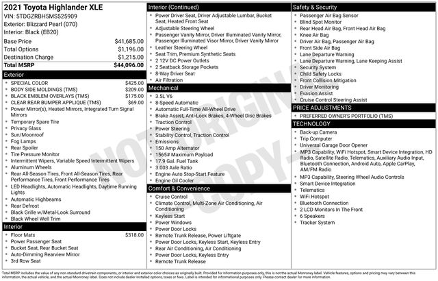 Thumbnail: 2021 Toyota Highlander - 17