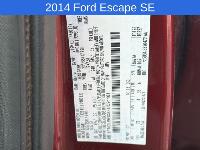 Thumbnail: 2014 Ford Escape - 17
