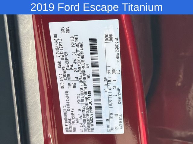 Thumbnail: 2019 Ford Escape - 17