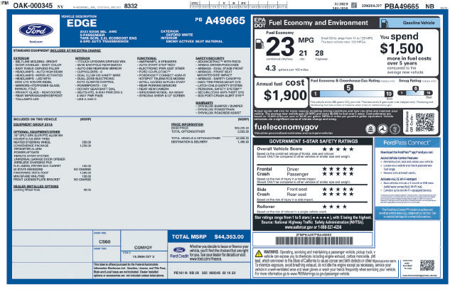 Thumbnail: 2023 Ford Edge - 13