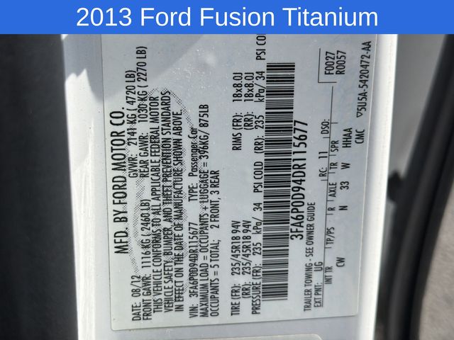 Thumbnail: 2013 Ford Fusion - 19