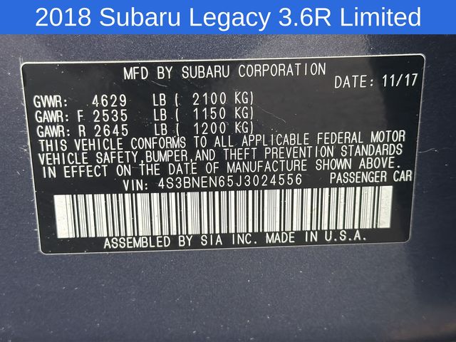 Thumbnail: 2018 Subaru Legacy - 18