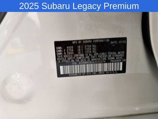 Thumbnail: 2025 Subaru Legacy - 18