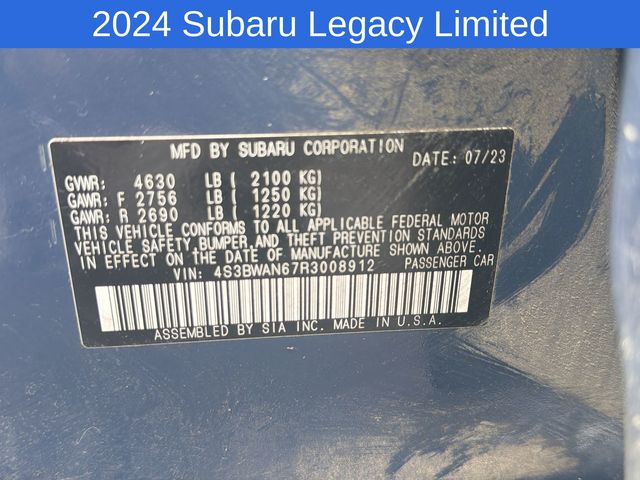 Thumbnail: 2024 Subaru Legacy - 18