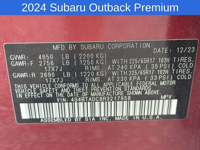 Thumbnail: 2024 Subaru Outback - 15