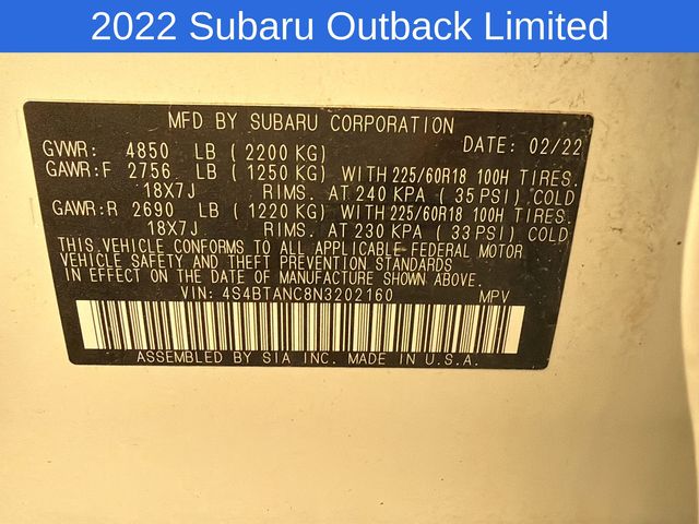 Thumbnail: 2022 Subaru Outback - 17