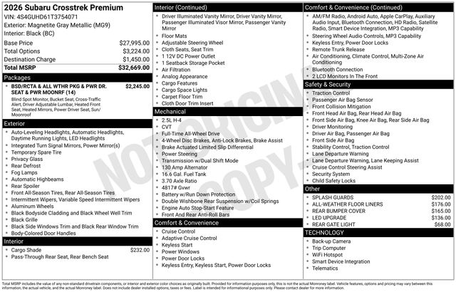 Thumbnail: 2026 Subaru Crosstrek - 16