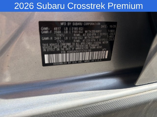 Thumbnail: 2026 Subaru Crosstrek - 14