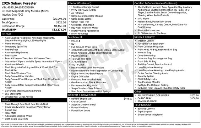 Thumbnail: 2026 Subaru Forester - 17