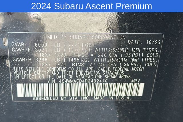 Thumbnail: 2024 Subaru Ascent - 18