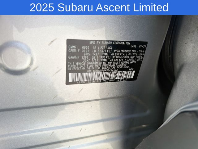 Thumbnail: 2025 Subaru Ascent - 17
