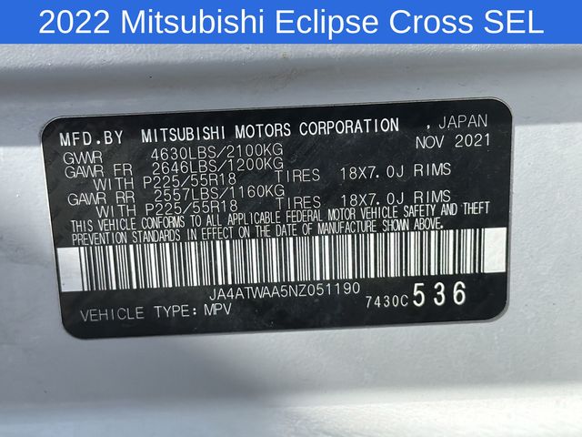 Thumbnail: 2022 Mitsubishi Eclipse Cross - 15